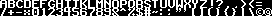 Image of the font texture atlas